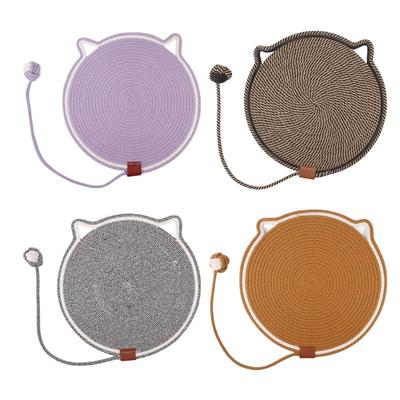 Scratching Pad for Cats Interaction Scratcher Cushions Toy Cotton Rope Cats Scratch Mat Furniture Protective Scratcher