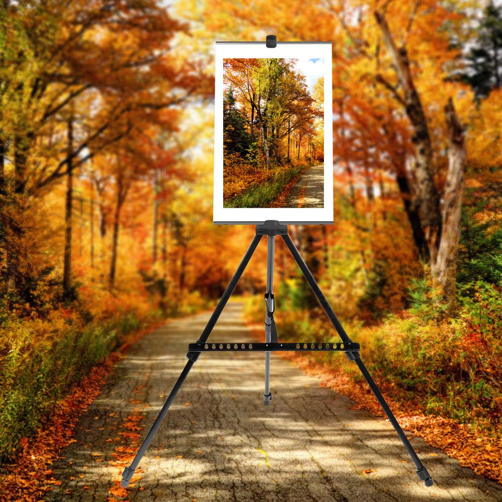 Portable Metal Folding Adjustable Painting Easel Display Support Studio Sketch Drawing Board