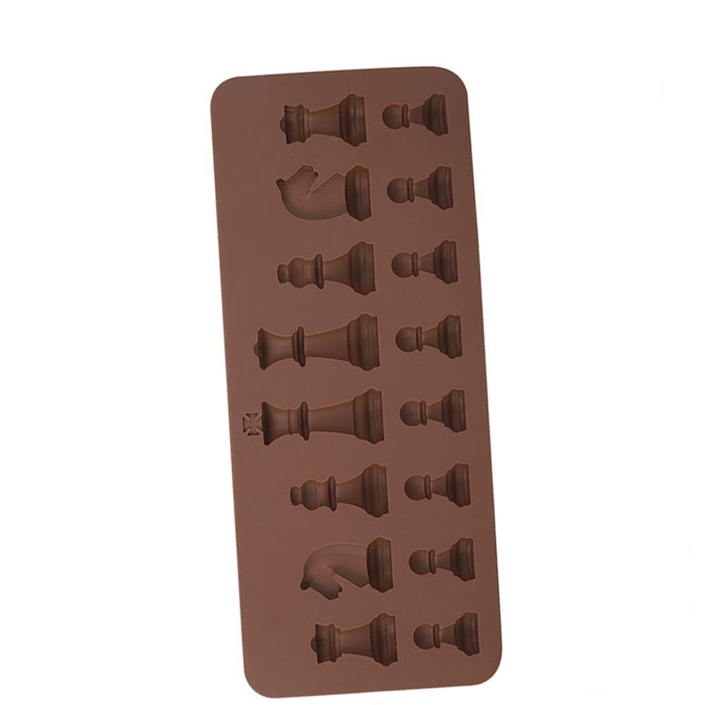 Silicone Silicone Chocolate Mold Non-stick Chess Piece Chocolate Bar Mold Food Grade International Chess
