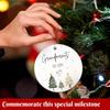 Grandparent Est. 2024 Christmas Ornaments, Grandparent To Be Ornaments for Christmas Tree, New Grandparent Gifts, 2024 Christmas Ornaments, Ceramic