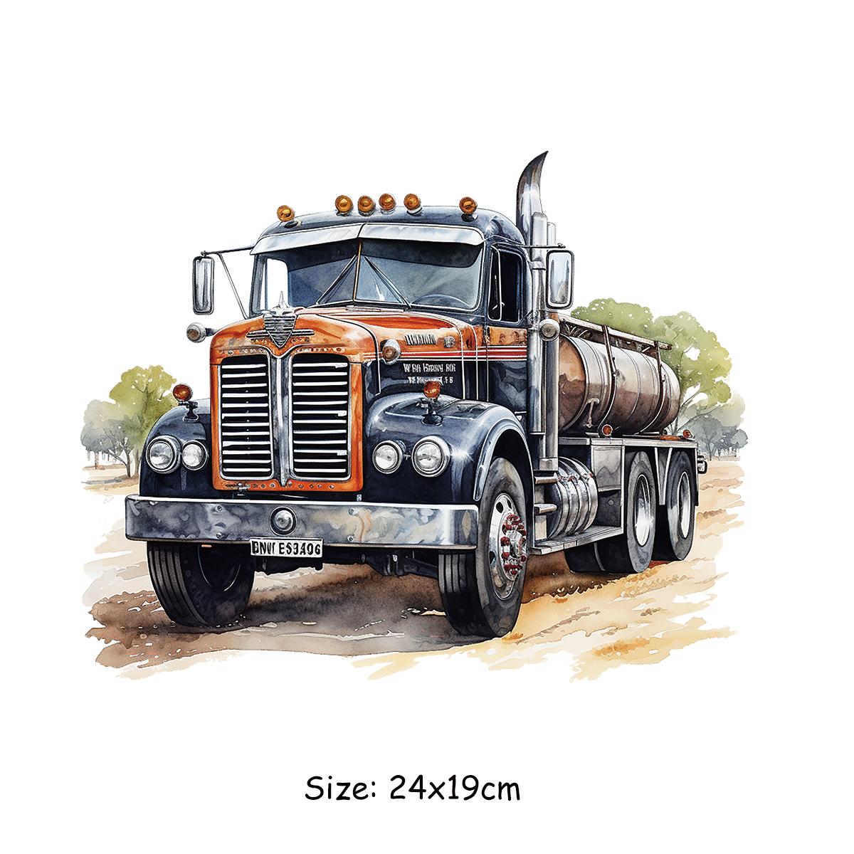 

Термопасты на одежде, американские наклейки на грузовики, Parches Ropa, наклейки для одежды, сделай сам, теплопередача, утюг для переноса, подарок для мальчика