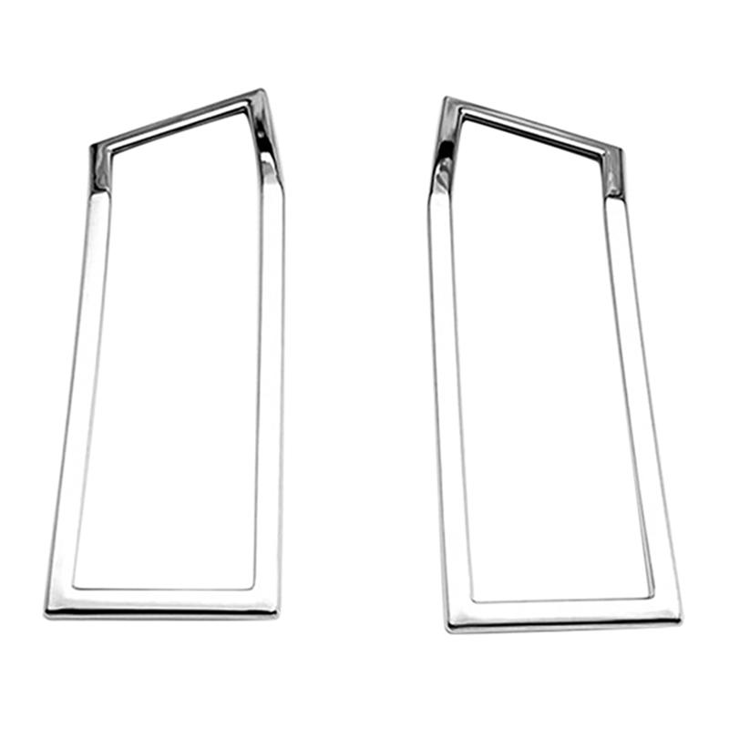 Chrome Rear Fog Lamp Cover Car Tail Light Cover Rear Fog Light Frame Car Styling For Mitsubishi Delica D5