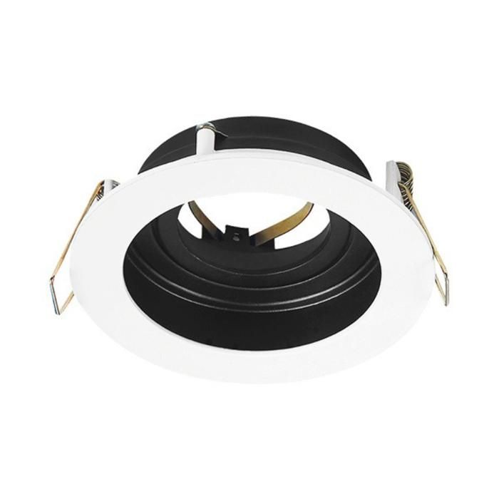 Support de spot Beta R3 rond blanc/noir MR16 GU10/GU5.3