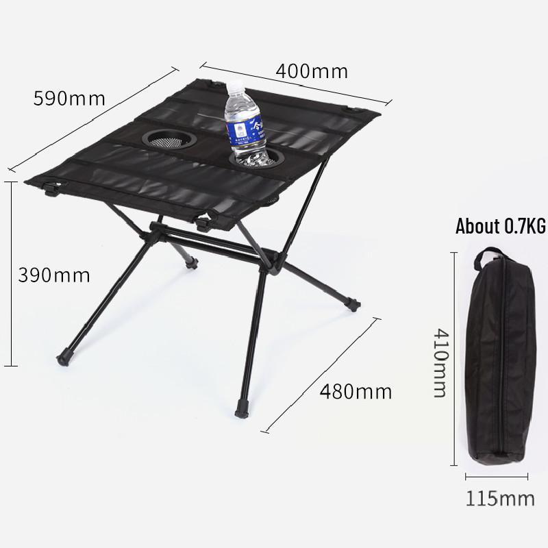 Portable Ultra-Light Aluminum Folding Camping Table