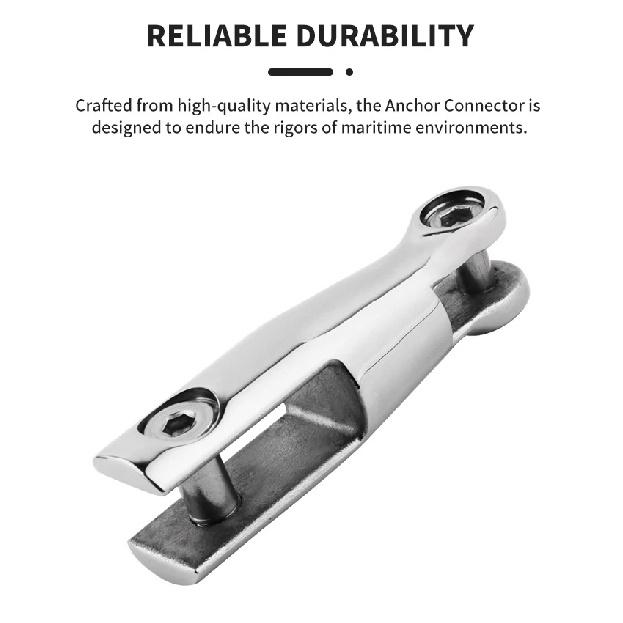 Alastin 316 Stainless Steel Marine Anchor Connector Mirror Polished Finish Anchor Connector Boat Accessories