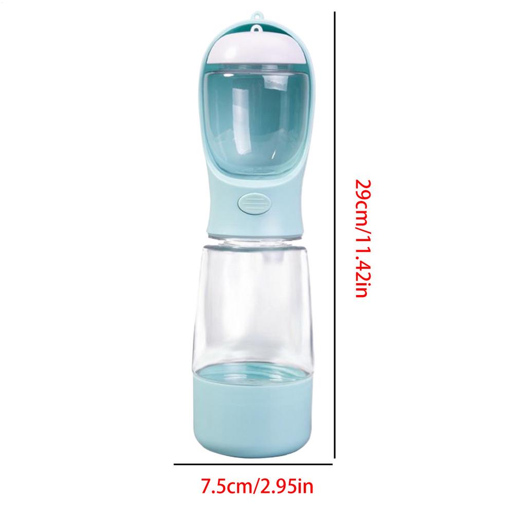 

Dog Bottle Travel Water Dispenser Waterer Dispenser Feeder Pet Supplies For Food Eating Summer Camping Walking Hiking Cat синий