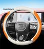 Trumpchi Steering Wheel Cover: Thin Model for M8, Shadow Leopard M6, GS3, GS8, GS4; Anti-Slip Genuine Leather