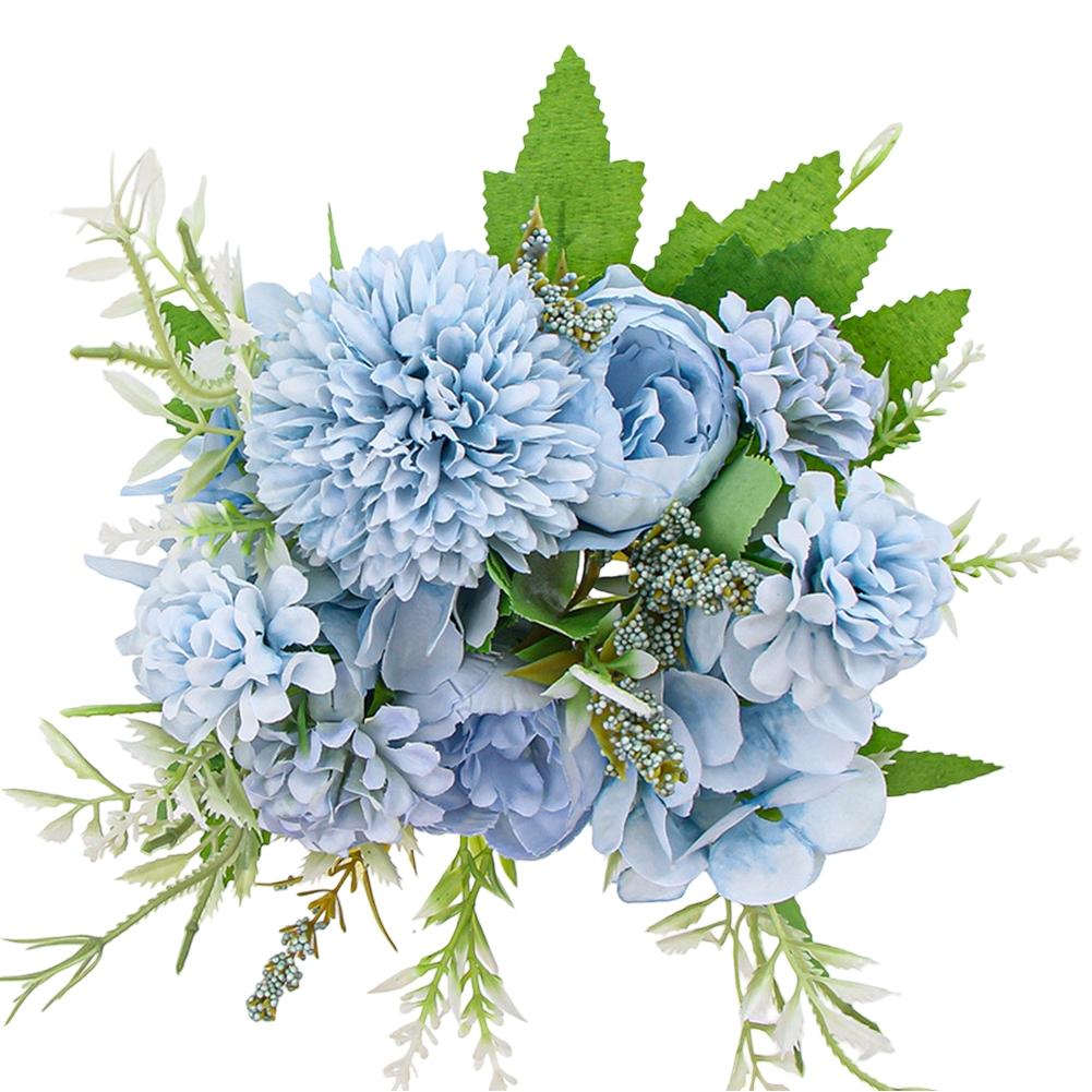

Artificial Hydrangeas Home Party Decor Wedding Decoration синий