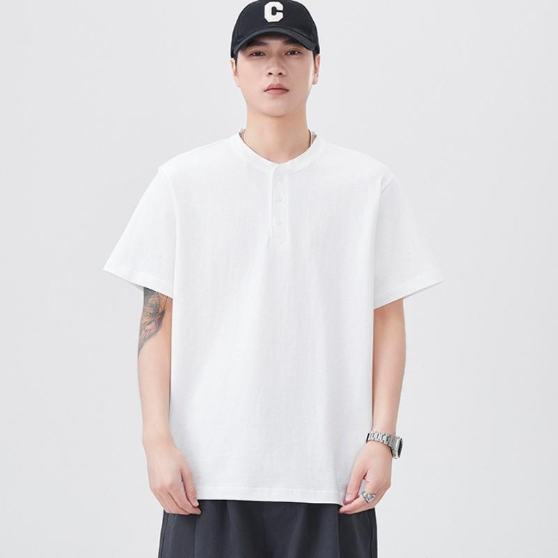 250g Short-sleeved T-shirt In Summer Comfortable Fit Cotton Vintage Blouse Niche T-shirt