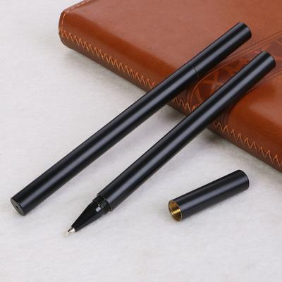 Dark Night Black All Copper Metal Pen Hot Selling Ballpoint Pen High-End Business Gift Pen