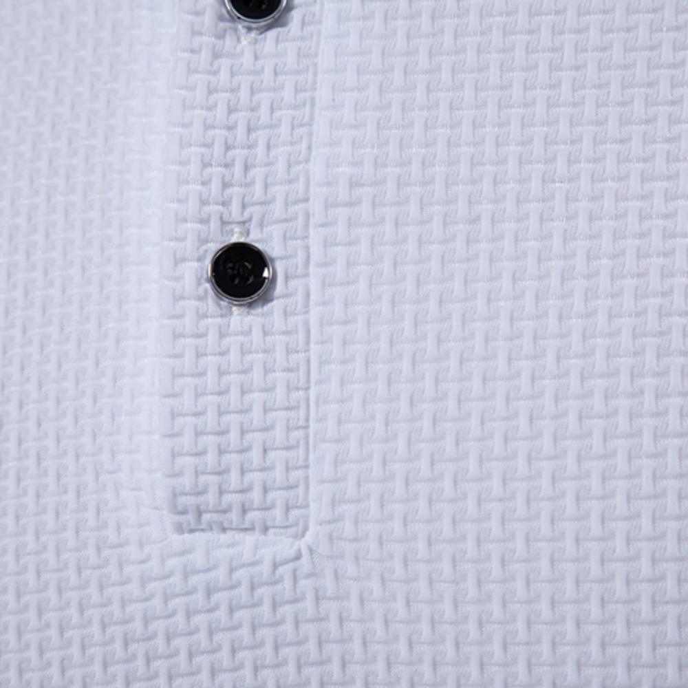 Men's Ice Silk Short-sleeved T-shirt Lapel POLO Shirts Lapel T Shirt for Men Casual Versatile Summer Breathable