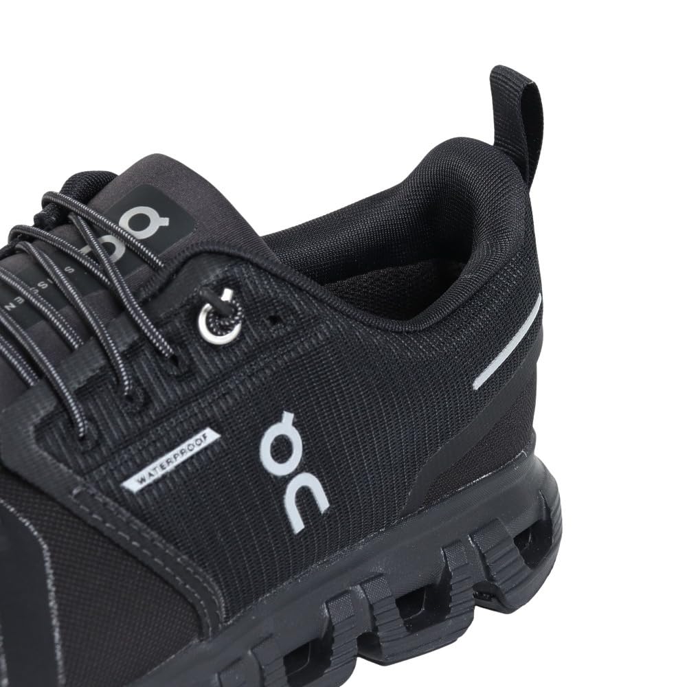 On Cloud 6 Waterproof Running Size Cm Shoes, Women's, Black, 25.0