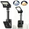 Waterproof Solar Outdoor Lights 60 LED Auto on/Off Clip-On Outdoor Lights Vertically Adjustable 360° Rotatable