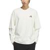 adidas Small Logo Long Sleeve Solid Color Versatile Comfortable Fake Two-Piece Pullover Long Sleeve T-Shirt Men Tops Han-Jade-White JM3409