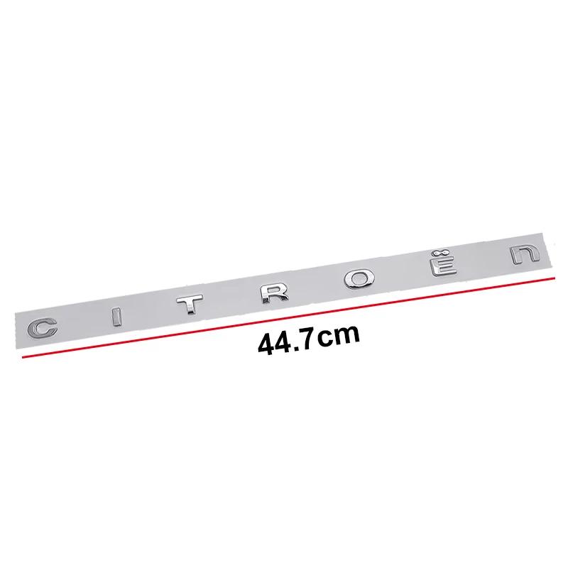 Achterklep Logo Letter Auto Sticker voor Citroen Xsara C3 Picasso Elysee Berlingo XR C4 Sega Aircross C5 Logo Embleem Accessoires