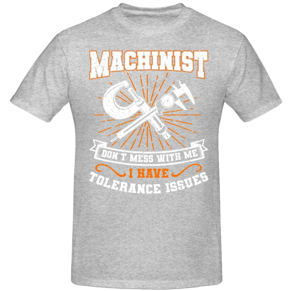 Machinist Tolerance T Shirts Summer Style Graphic Cotton Streetwear Short Sleeve Birthday Gifts Tshirt Mens Clothing