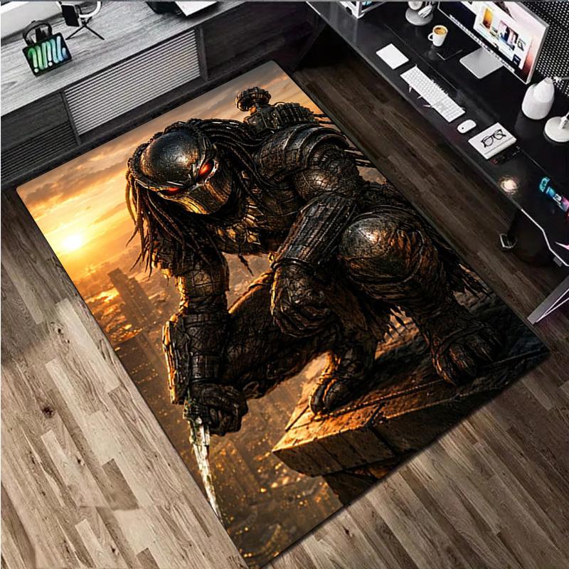 1 Stück Der Predator Druckteppich - Heimdekoration Teppich Für Wohnzimmer Schlafzimmer Bodenbelag Computerstuhl Bereichsteppich