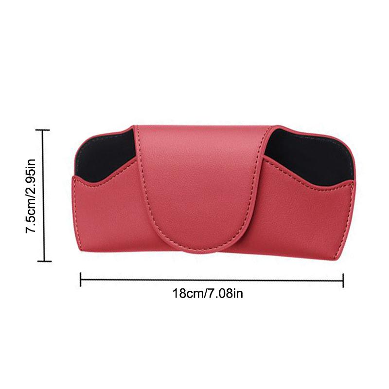 Car Magnetic Glasses CaseCar Sun Visor Organizer Glasses Case Car Storage Sunglasses Frame Sunglasses Storage Car Glasses Clip