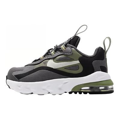 Air Max 270 Amorti Durable Tige Basse Chaussures de Running pour Enfants Chaussures de Running pour Enfants Gris Vert CD2654-022