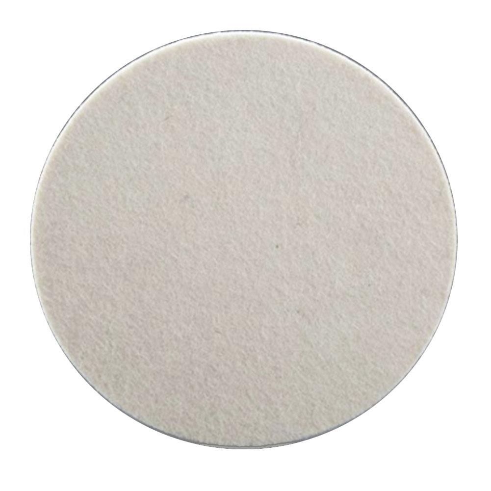 Professional Grade 80mm Wool Felt Buffing Pads Set of 2 for Refinishing
