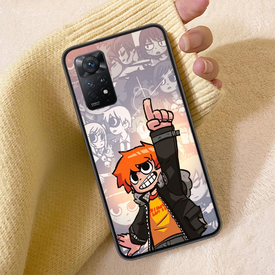 

Scott Pilgrim anime Phone Case For Redmi Note 13 14 15 Pro Plus 12 13C 12C 15C 9 10 10C 9T 9C 9A TPU Soft Cover Clear Cell Cases Redmi 10C