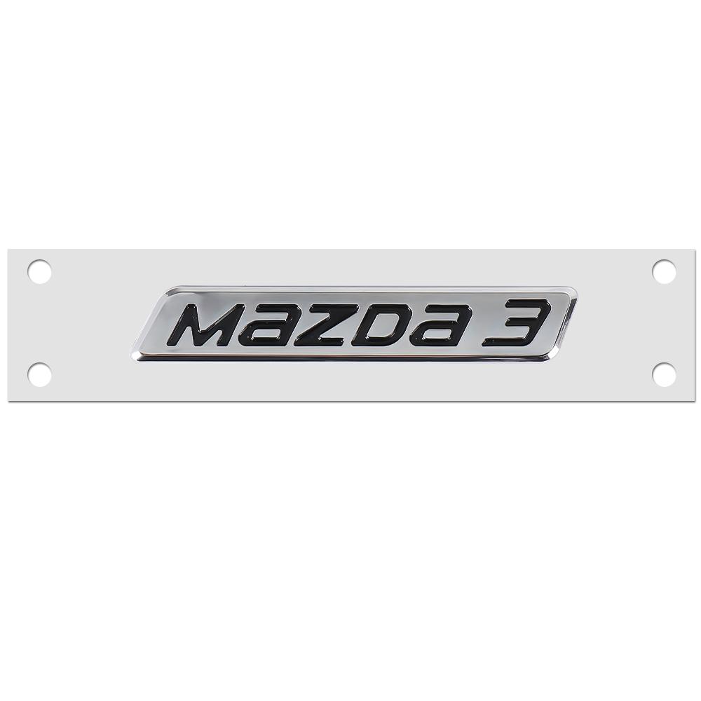 3D ABS Skyactiv Amblemi Stylingli Araba Yan Çamurluk Gövde Dekorasyon Etiketi Çıkartması Mazda 2 3 5 6 Axela Atenza Speed 6 CX-3 CX-4 İçin