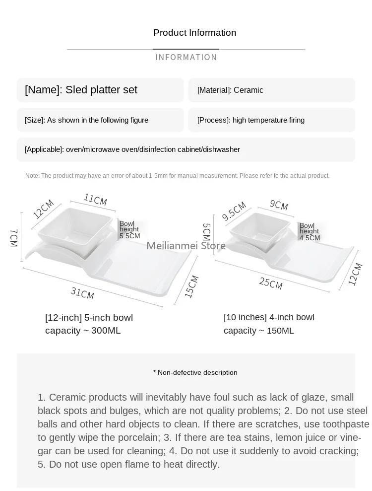 Japanese style Ceramic tableware dishes and plates sets For home Bowl plates set  dessert sushi plate Korean food new year Dish