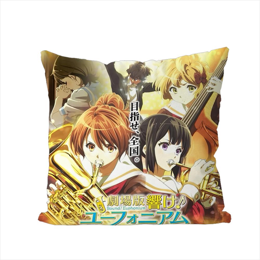 Sound Euphonium 3 Pillow Case For Car Sofa Decorative Home Double-sided Print Plush Square Throw Pillow Cushion Cover
