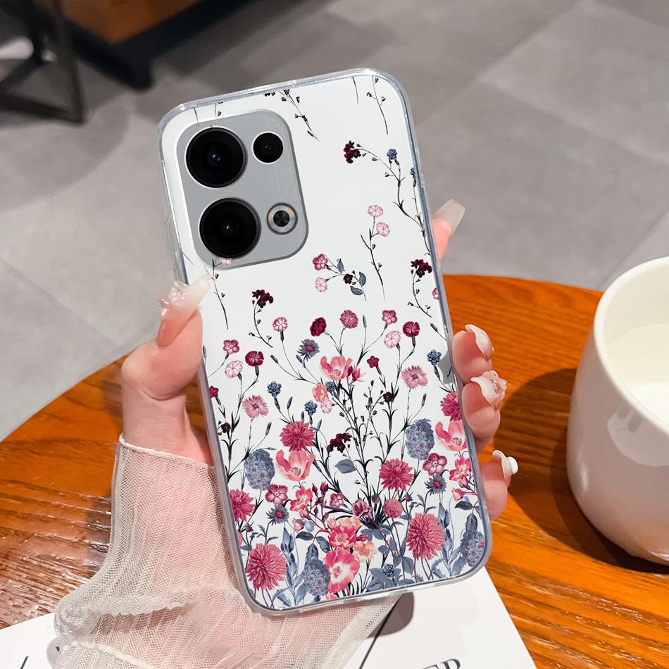 For Oppo Reno 13 Pro Case Creative Clear Soft Back Cover For Oppo Reno13 Pro 13Pro 5G TPU Slim Silicone Anti Drop Phone Cases