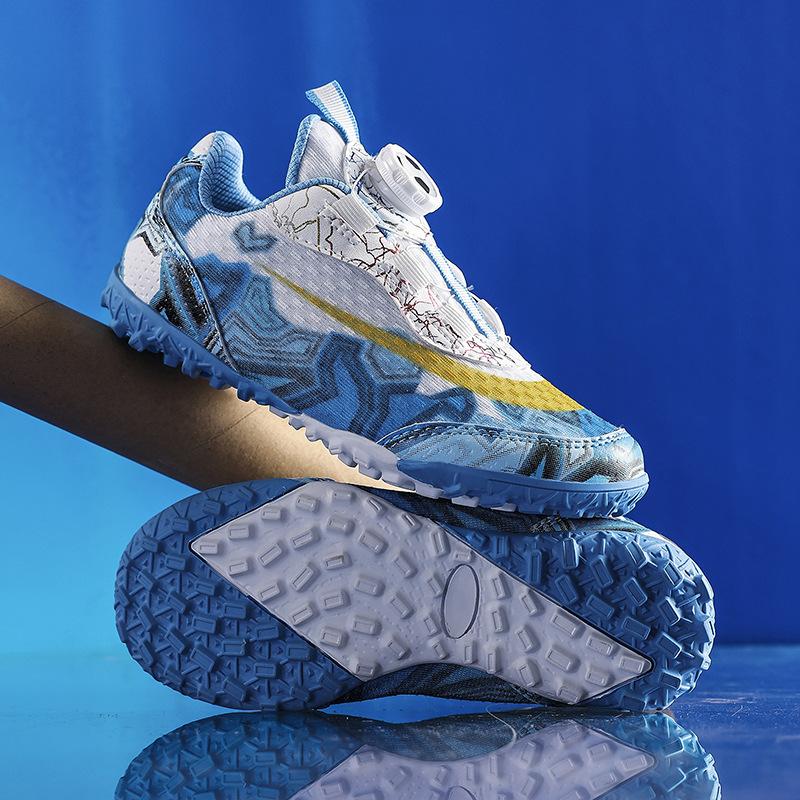 Summer breathable mesh boys and girls football shoes children's primary and secondary school students competition training shoes sports shoes men