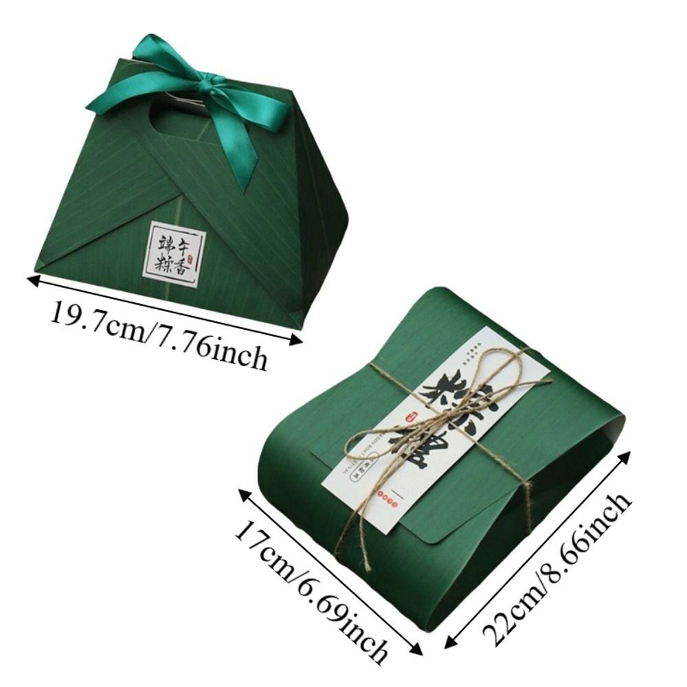 Portable Dragon Boat Festival Gift Box Handheld Luxury Gift Box Portable Gift Bag  Hotel Festival