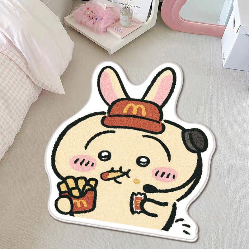 Bedroom Bed Lovely Carpet Thick Imitation Cashmere Foot Mat Living Room Sofa Floor Mat