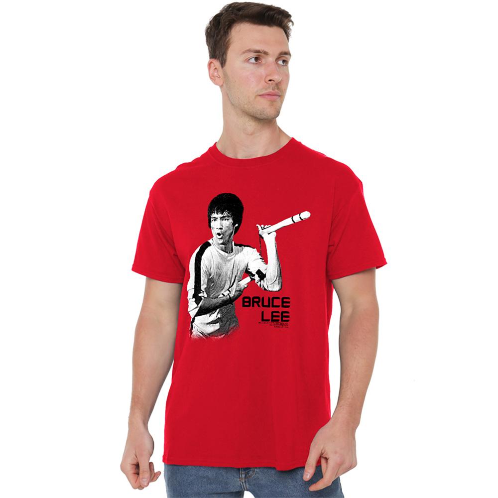 Bruce Lee Unisex Adult Nunchucks T-Shirt
