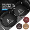 EMHV7 2 stuks Leer Antislip Suede Auto Waterbekerhouder Accessoires Voor Citroen Jumper Celysee Cactus Picasso Aircross Saxo Grand