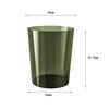 Wastebasket Transparent Modern Rubbish Bin for Home Kitchen Dressing Table