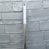 2-in-1 Wall-Mounted Toilet Brush Set with Base - Long Handle for No Dead Corners
