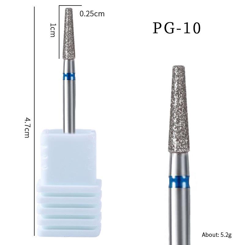 Russischer Diamantschleifer Maniküre-Werkzeug zur Nageloberflächen-Vorbehandlung