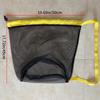 Large Mesh Drawstring Beach Bag for Kids and Adults Sand Toy Storage Net Swimming Pool Organizer Tote