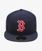 New Era Mlb Authentic Boston Red Sox Fitted Cap Game Navy