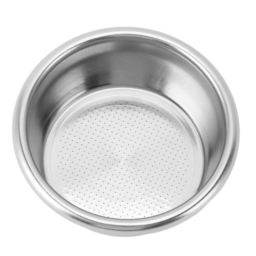 2PCS Stainless Steel Coffee Filter Basket 54mm Easy to Clean Rustproof Filter Cup for Coffee Machine