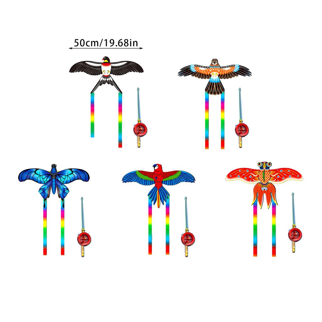 Dynamischer Drachen, 3D-Angelruten-Leine, Mikrodrachen, leicht fliegendes Spielzeug, Langschwanzdrachen, beliebte Strandaktivität, Eltern-Kind-Bevorzugung