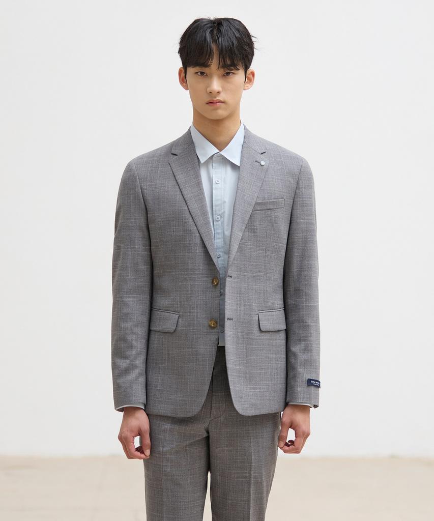 Stco [Summer Suit] Extra Fine Wool 41 Summer Suit Set_Gray (Slim Fit) Ssjub01Set