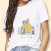 Mothers Day Theme Cute Cartoon Trend ShortSleeved Womens TShirt Polyester Fabric Simple AGeneration Style