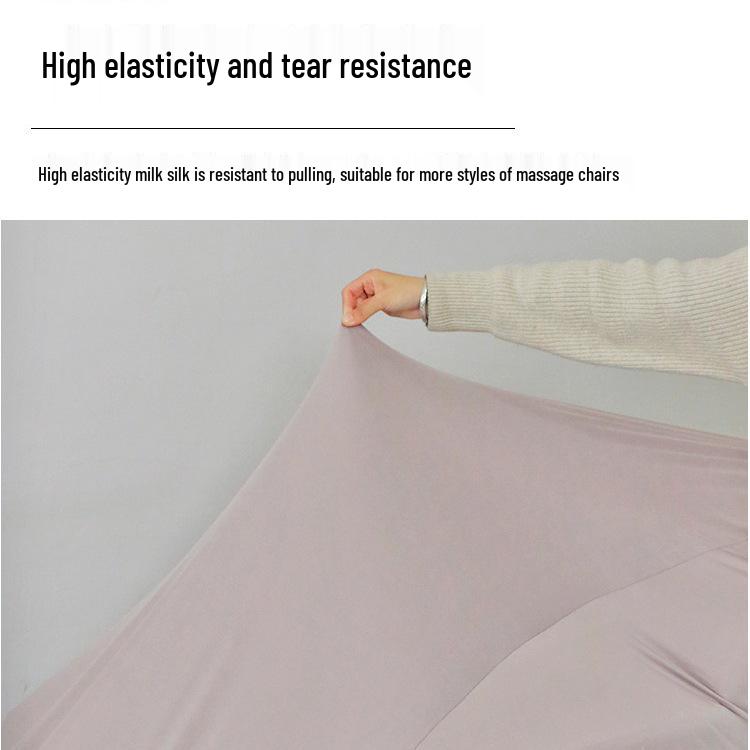 Universal Solid Color Elastic Dust Cover for Electric Massage Chair - Washable & Easy to Install