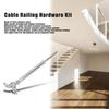 Stainless Steel Cable Railing Kit   Angle Cable Railing Hardware Kit for Stair Railings