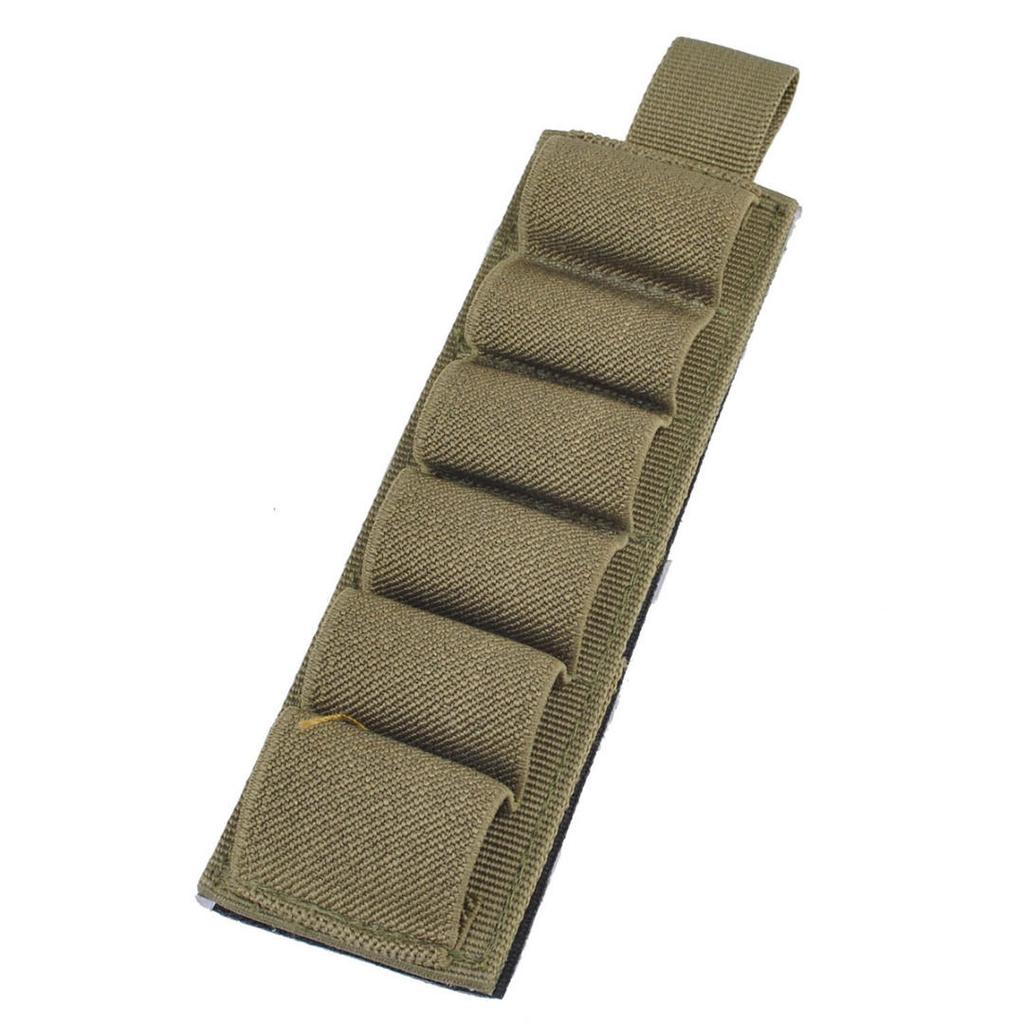 Tactical 6 Shell Holder 12Ga Nylon Carrier Shotshell Pouch