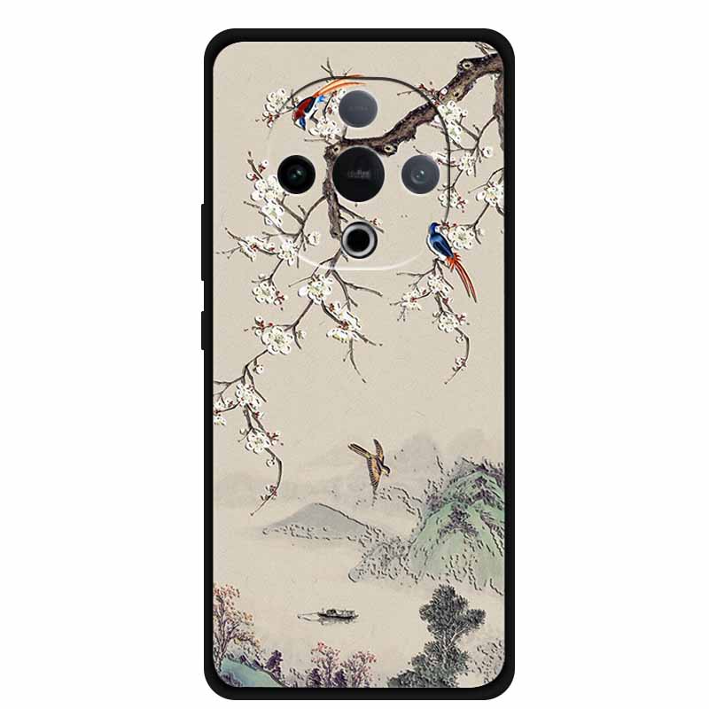 For Vivo Y300 5G Case 3D Emboss Flower Black Silicone Soft Back Cover Case For Vivo Y300C 2025 Phone Case 6.77" Coque Shell Para