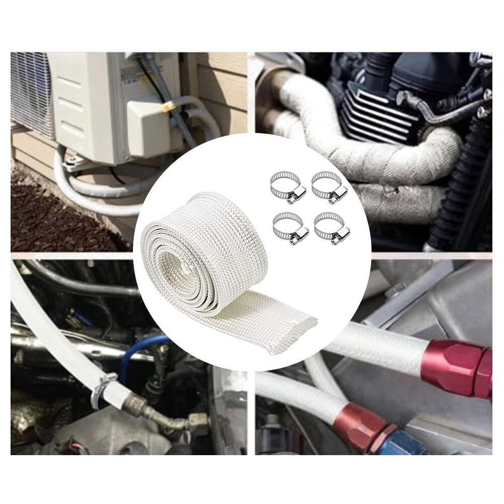 Manguera Resistente al Calor Manguera de Escape Resistencia a la Temperatura de 500 C Aislamiento Eléctrico Manguera de Protección a Alta Temperatura