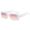 Square Small Frame Rice Nail Women's Sunglasses Jelly Color Ins Bright Color Suitable for Vacation Beach Glasses