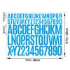 1+2 Inch Letter Sticker Self-adhesive Vinyl Waterproof Suitable for Water Bottle Manual Scrapbook Poster Letter Sticker